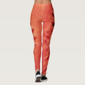 Hallo Sommer Watermelon, Red Fruit Pattern Leggings (Rückseite)