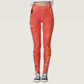 Hallo Sommer Watermelon, Red Fruit Pattern Leggings (Vorderseite)