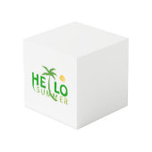 Hallo Sommer Würfel (Rückseite Schrägansicht)