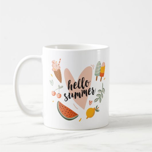 Hallo Sommerangebot Niedlich Kaffeetasse (Links)