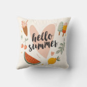 Hallo Sommerangebot Niedliches Kinderzimmer Kinder Kissen (Rückseite)