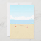 Hallo Sommercharakter Einladung (Rückseite)