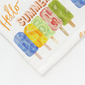 hallo Sommereis Fleecedecke (Ecke)