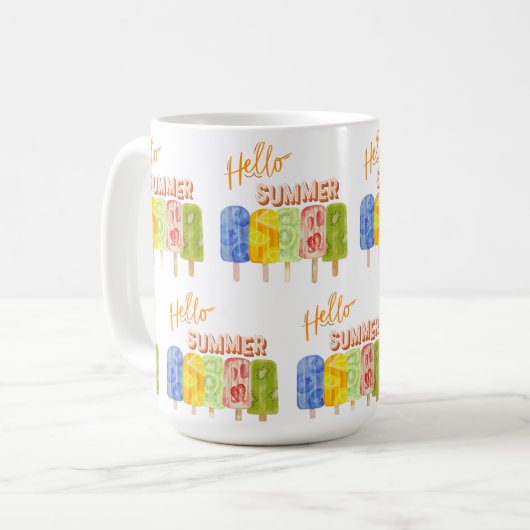 hallo Sommereis Kaffeetasse (Vorderseite Links)