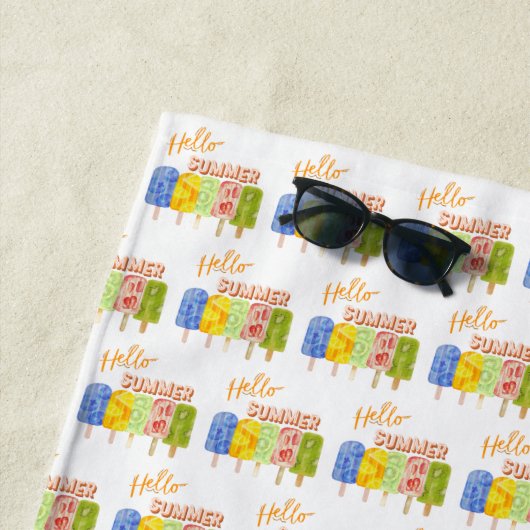 hallo Sommereis Strandtuch (Beispiel)