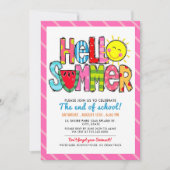 Hallo Sommerende Party Sommerkochtopf Einladung (Vorderseite)