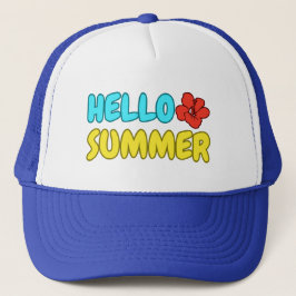 Hallo Sommerhut Truckerkappe