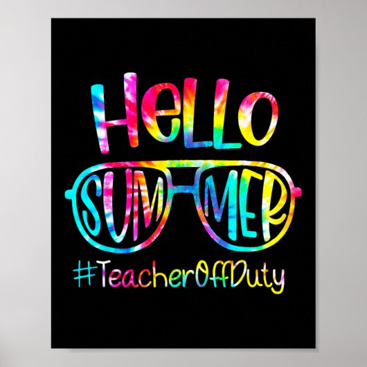 Hallo Sommerlehrer von der Pflicht letzten Schulta Poster (Vorne)