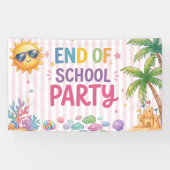 Hallo Sommerparty-Streifen Banner (Horizontal)