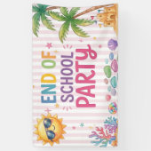 Hallo Sommerparty-Streifen Banner (Vertikal)