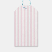Hallo Sommerparty-Streifen Geschenkanhänger (Rückseite)
