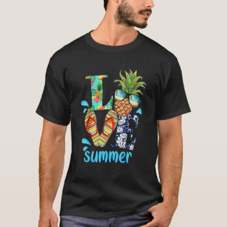 Hallo Sommerpause glücklich letzten Tag der Schule T-Shirt