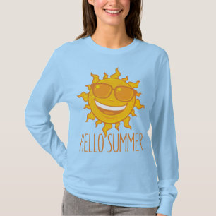 Hallo Sommersonne mit Sonnenbrille T-Shirt