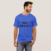 Hallo Sommertypografie T-Shirt (Vorne ganz)