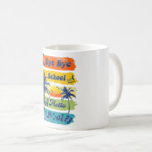 Hallo Sommerurlaub Bye Bye Schule Hallo Pool Vi Kaffeetasse (VorderseiteRechts)