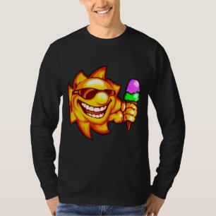 Hallo Sommerurlaub Eiscreme Popsicle Ice Lolly T-Shirt