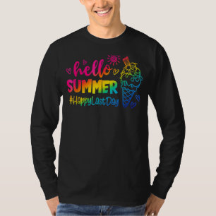 Hallo Sommerurlaub Eiscreme Popsicle Ice Lolly T-Shirt