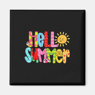 Hallo Sommerurlaub Ice Magnet