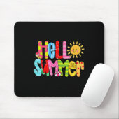 Hallo Sommerurlaub Ice Mousepad (Mit Mouse)