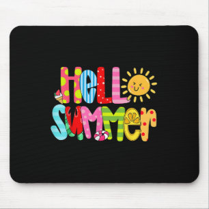 Hallo Sommerurlaub Ice Mousepad