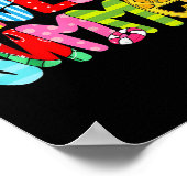 Hallo Sommerurlaub Ice Poster (Ecke)