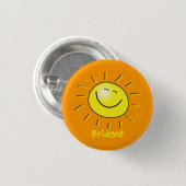 Hallo Sonne Button (Vorne & Hinten)