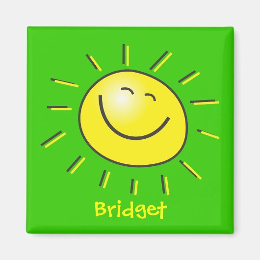 Hallo Sonne Magnet (Vorne)