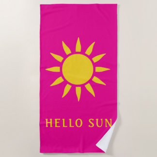 Hallo Sonne Strandtuch