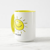 Hallo Sonne Tasse (Vorderseite Links)
