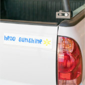 Hallo Sonnenschein Autoaufkleber (Auf Lkw)