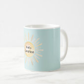 Hallo Sonnenschein Blauer Himmel Kaffeetasse (VorderseiteRechts)