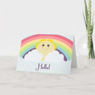 Hallo Sonnenschein! Gruß-Karte Karte