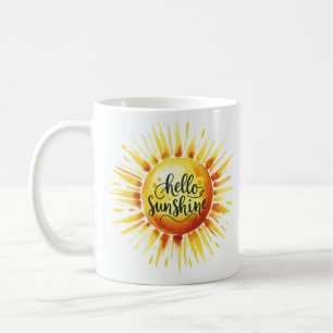 Hallo Sonnenschein, Kaffee-Tasse, Morgenkaffee, Ta Kaffeetasse