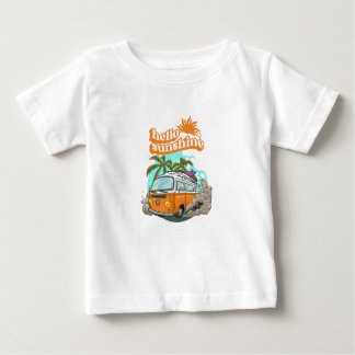 Hallo Sonnenschein Modernes Baby | Weißhemden Baby T-shirt