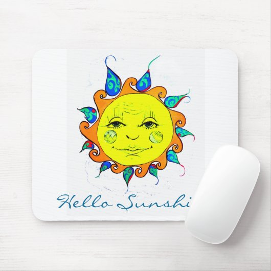 Hallo Sonnenschein Mousepad (Mit Mouse)