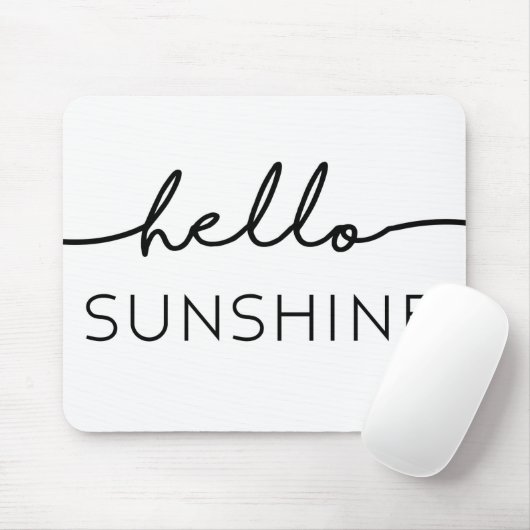 Hallo Sonnenschein Mousepad (Mit Mouse)