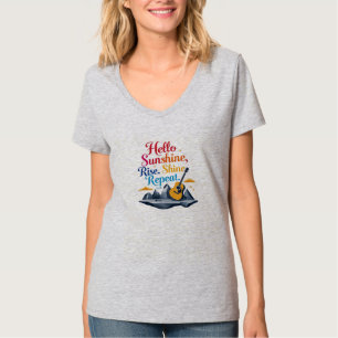 Hallo Sonnenschein – Musik. Berge. Erhebe dich. Er T-Shirt