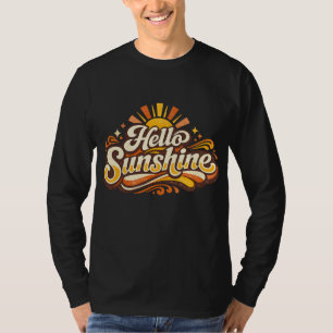 Hallo Sonnenschein Retro-Sommer Stimmung T-Shirt