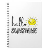 Hallo Sonnenschein Sommer Notizblock (Vorderseite)