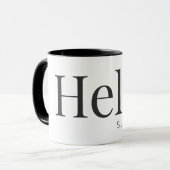 Hallo Sonnenschein Spaß Tasse (Vorderseite Links)