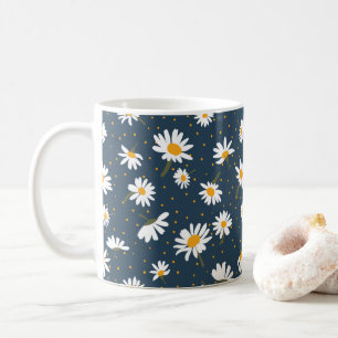 Hallo Sonnenschein Stem Daisy Floral Kaffeetasse