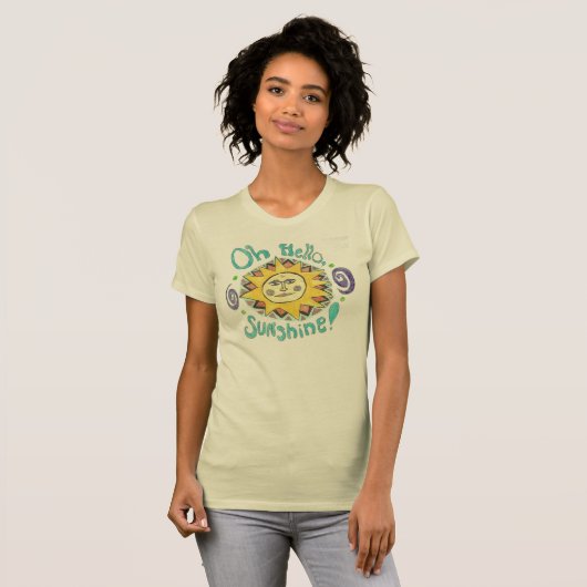 "Hallo, Sonnenschein-" T - Shirt (Vorne ganz)