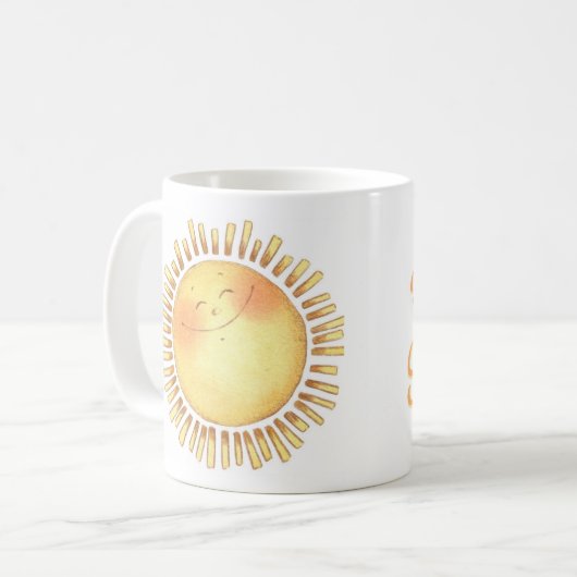 Hallo Sonnenschein - Tasse (Vorderseite Links)