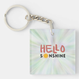Hallo Sonshine, Sun Rays, Summer vibes Schlüsselanhänger