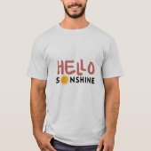 Hallo Sonshine, Sun Rays, Summer vibes T-Shirt (Vorderseite)