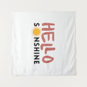 Hallo Sonshine, Sun Rays, Summer vibes Wandteppich (Vorderseite (Horizontal))