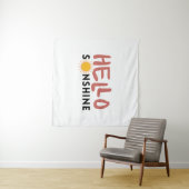 Hallo Sonshine, Sun Rays, Summer vibes Wandteppich (Beispiel (Horizontal))