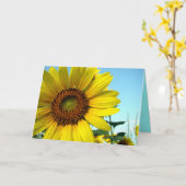 Hallo sonunny karte (Gelbe Blume)