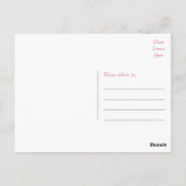 Hallo Spitz Welpen Doppy Blank Post Card Postkarte (Rückseite)