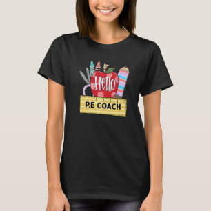 Hallo Sportlehrer Apple Lehrer T-Shirt